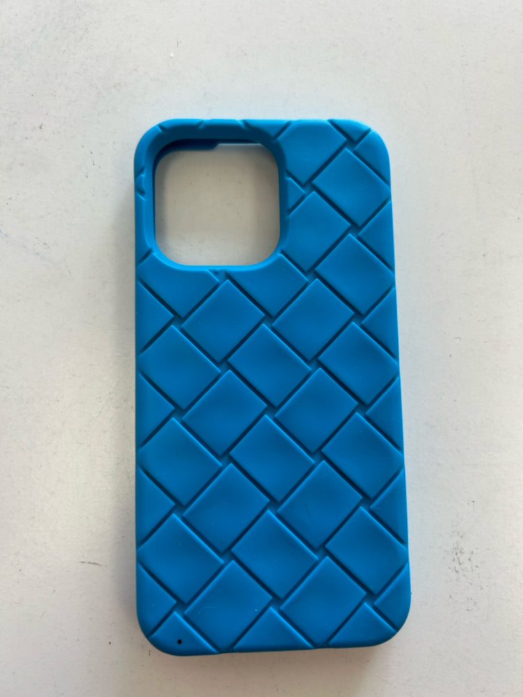 BOTTEGA VENETA Blue Phone Case