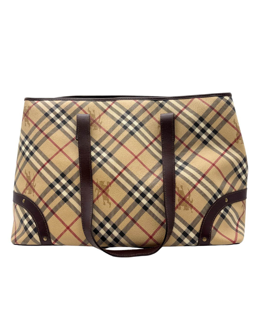 Burberry Monogram Haymarket Tote
