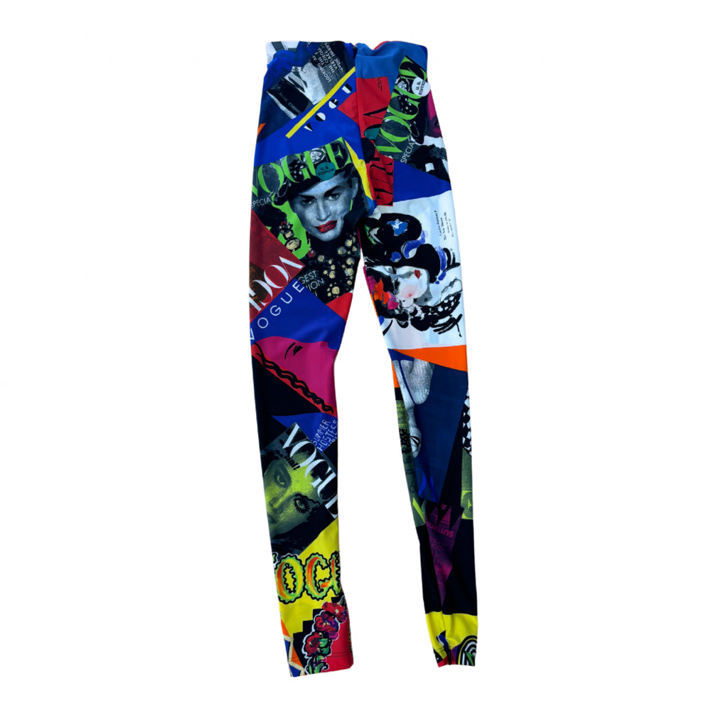 versace Size 38 Multi-Color Leggings