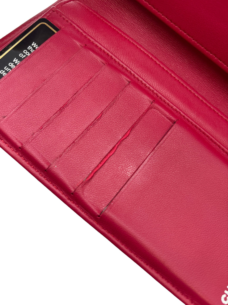Chanel Hot Pink Classic Long Flap Wallet