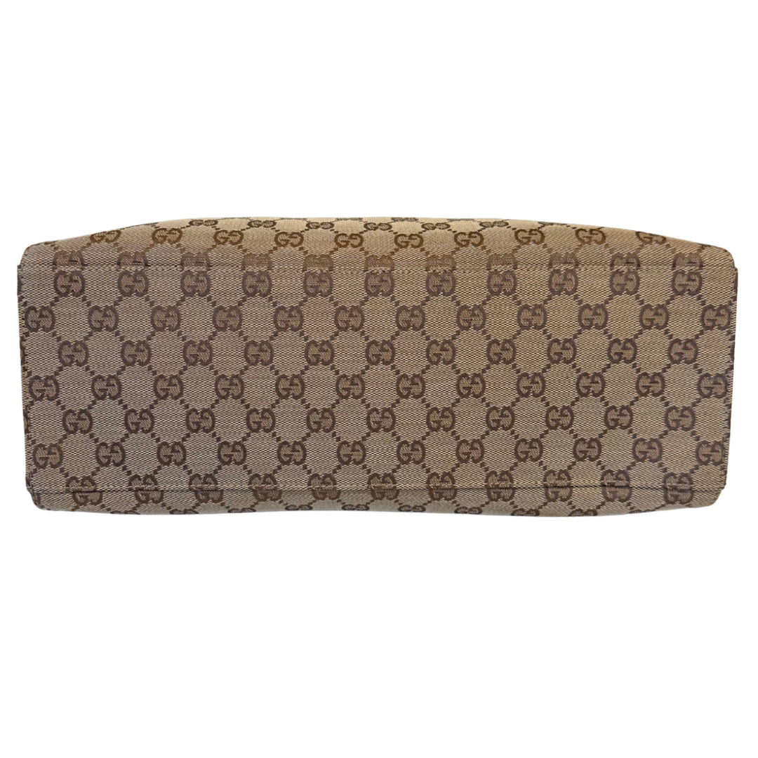 Gucci Monogram Bamboo Tote