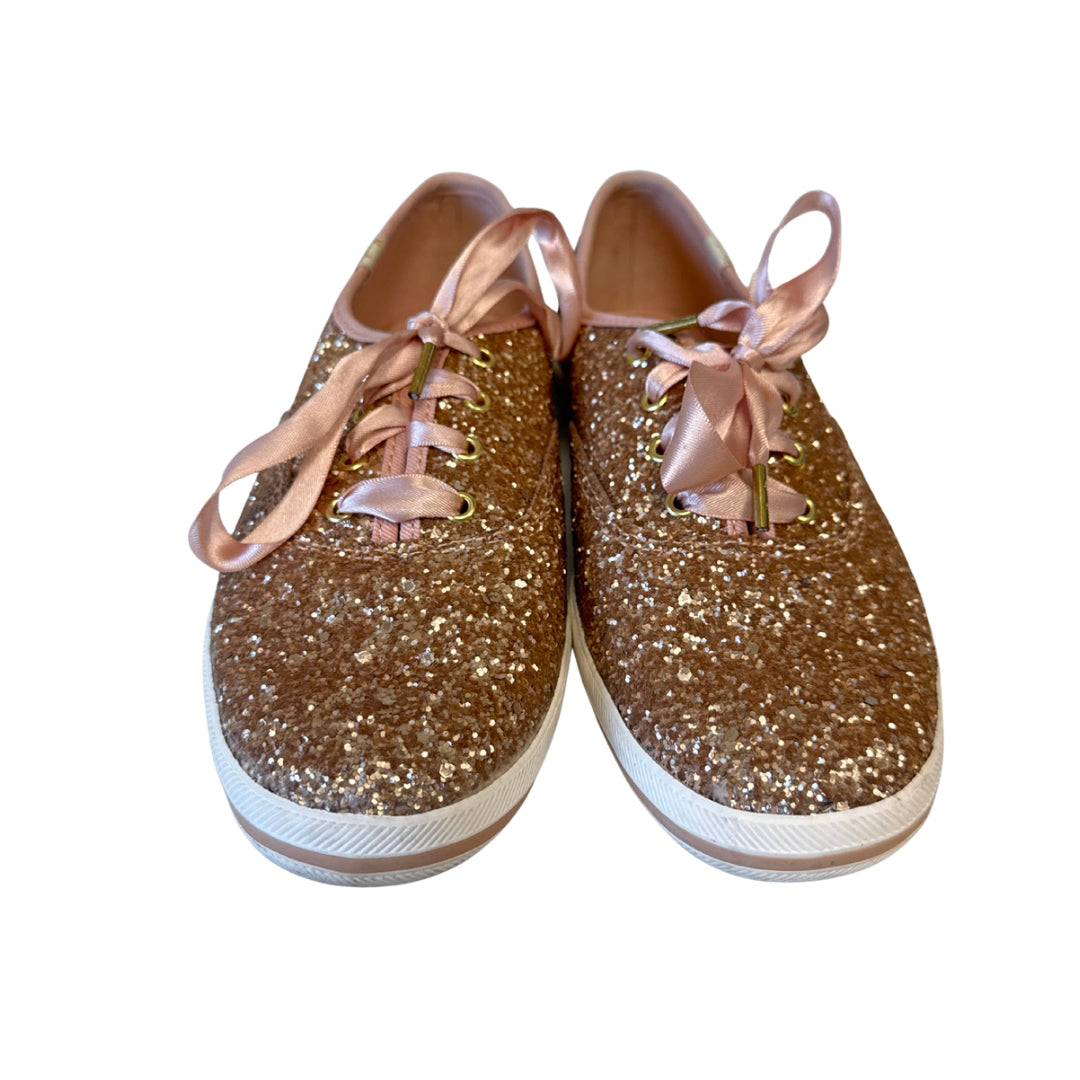 Keds Size 7 Pink Glitter Sneakers