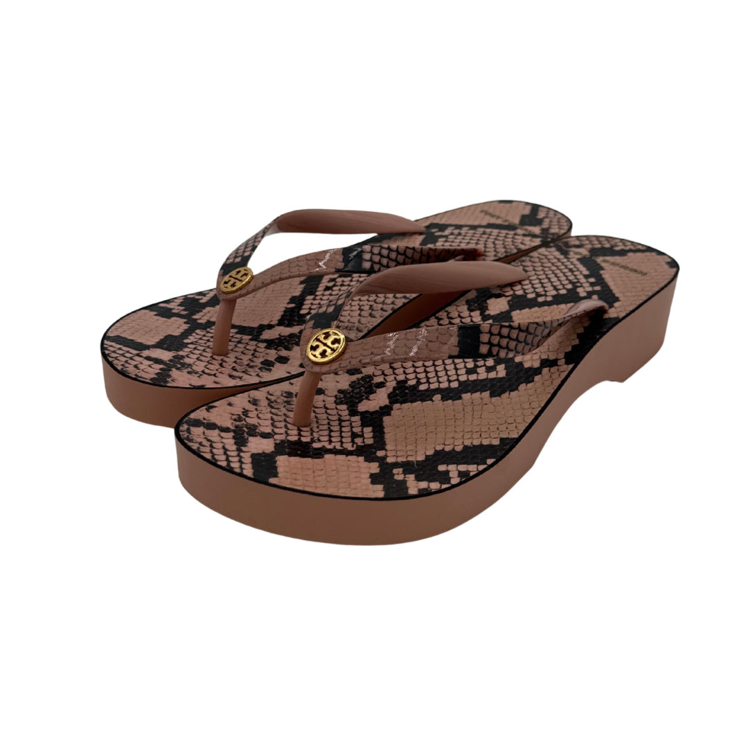 Tory Burch Size 10 Pink Thong Sandals