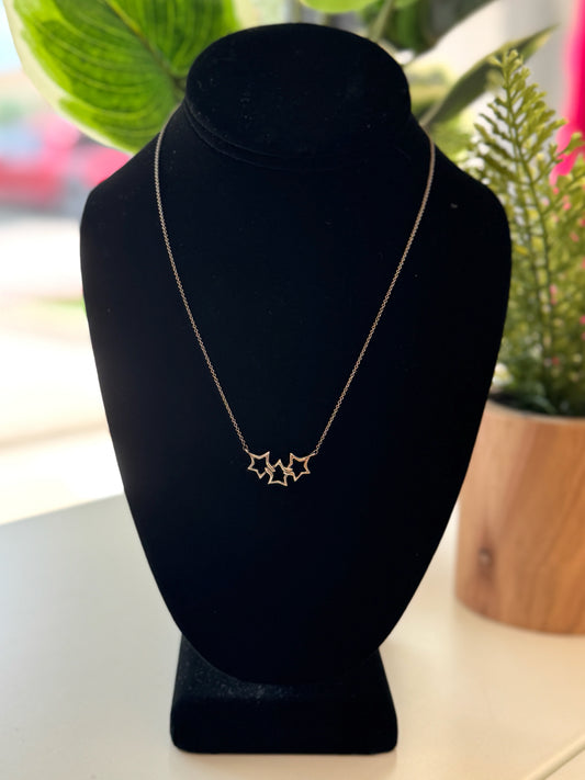 Tiffany & Co. Triple Star Necklace