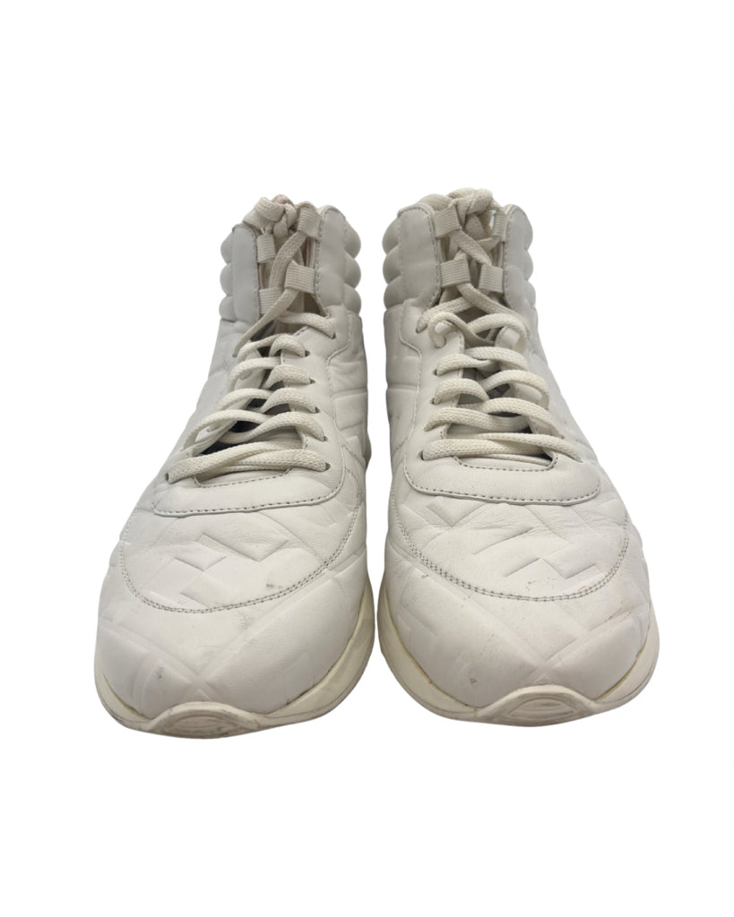 Fendi White Zucca FF Size 38 Sneakers