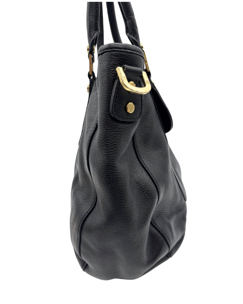 Tory Burch Black Leather Satchel