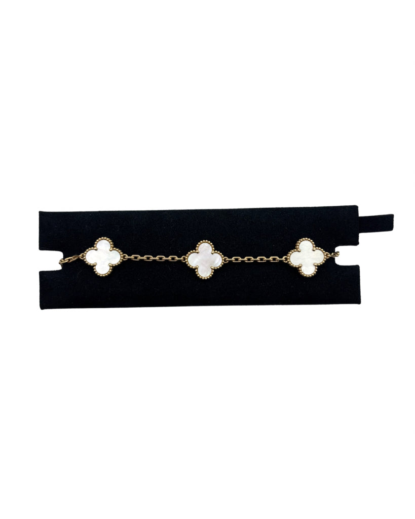 Van Cleef & Arpel Vintage Alhambra Bracelet Retails $5,350