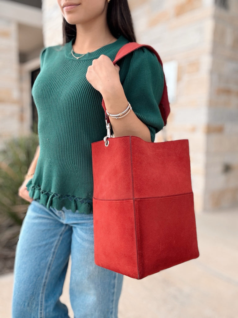 Celine Sangel Bucket Shoulder Bag