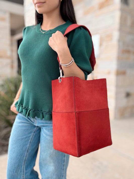 Celine Sangel Bucket Shoulder Bag