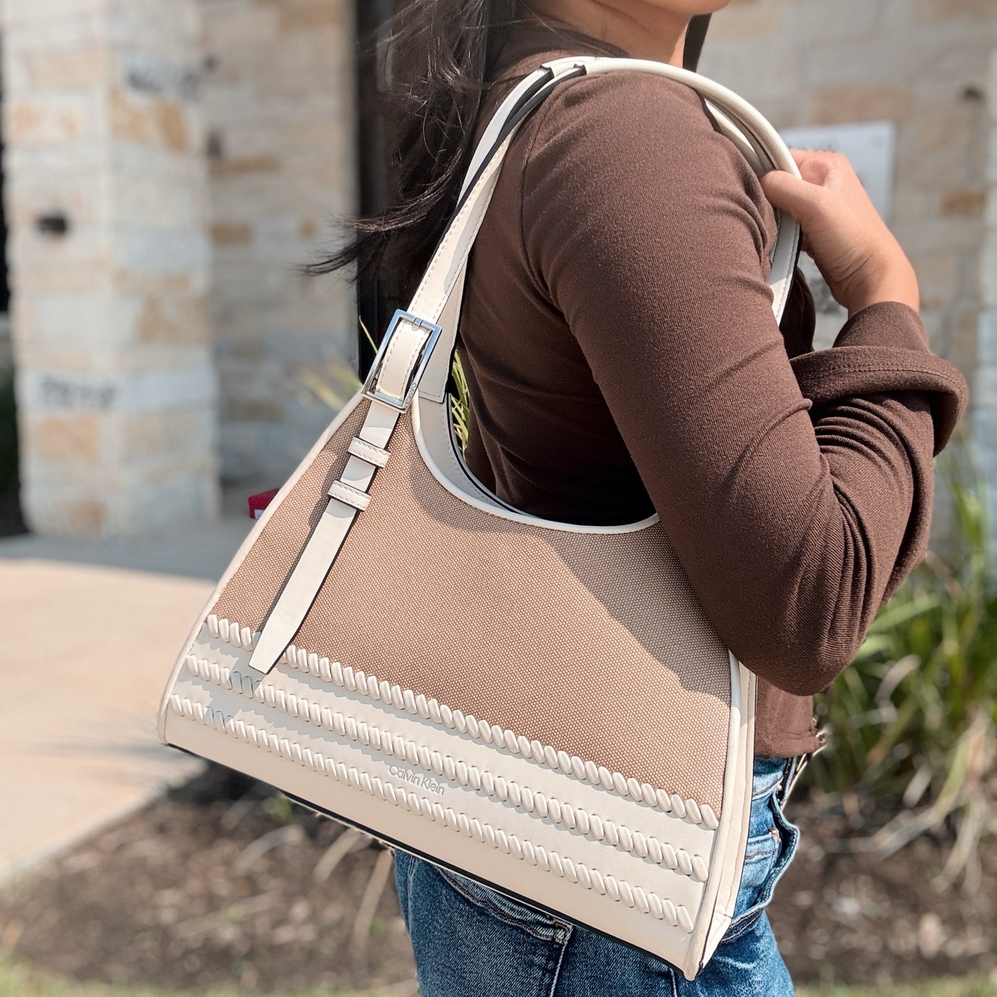 Calvin Klein White Purse