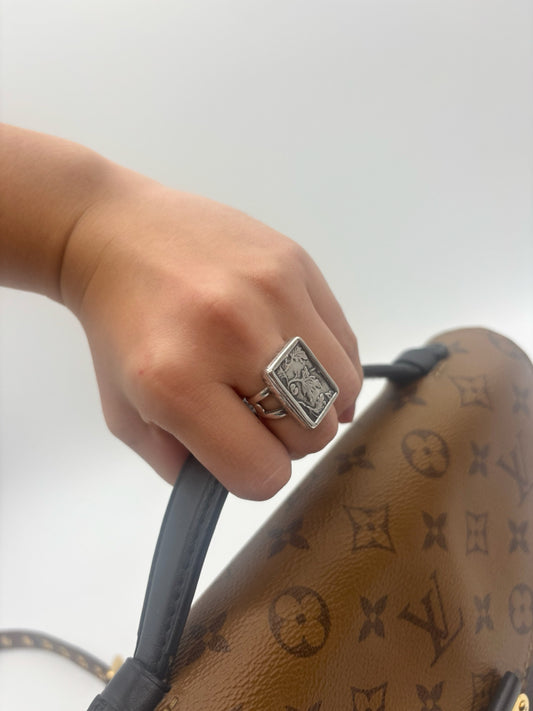 Uno de 50 Size 6 Silver Ring