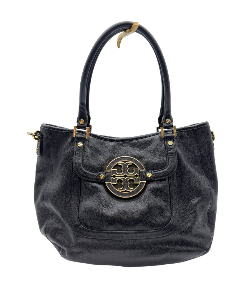Tory Burch Black Leather Satchel