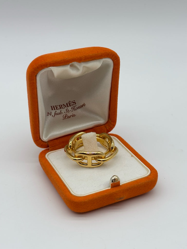 Hermes Gold Ring