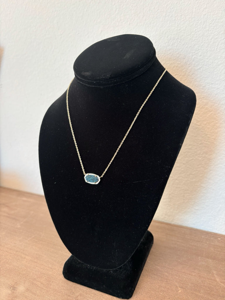 Kendra Scott Blue Gem Necklace