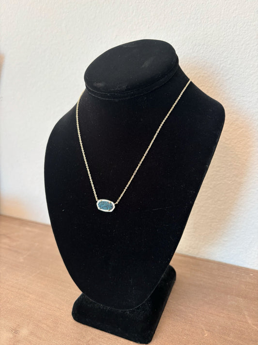 Kendra Scott Blue Gem Necklace