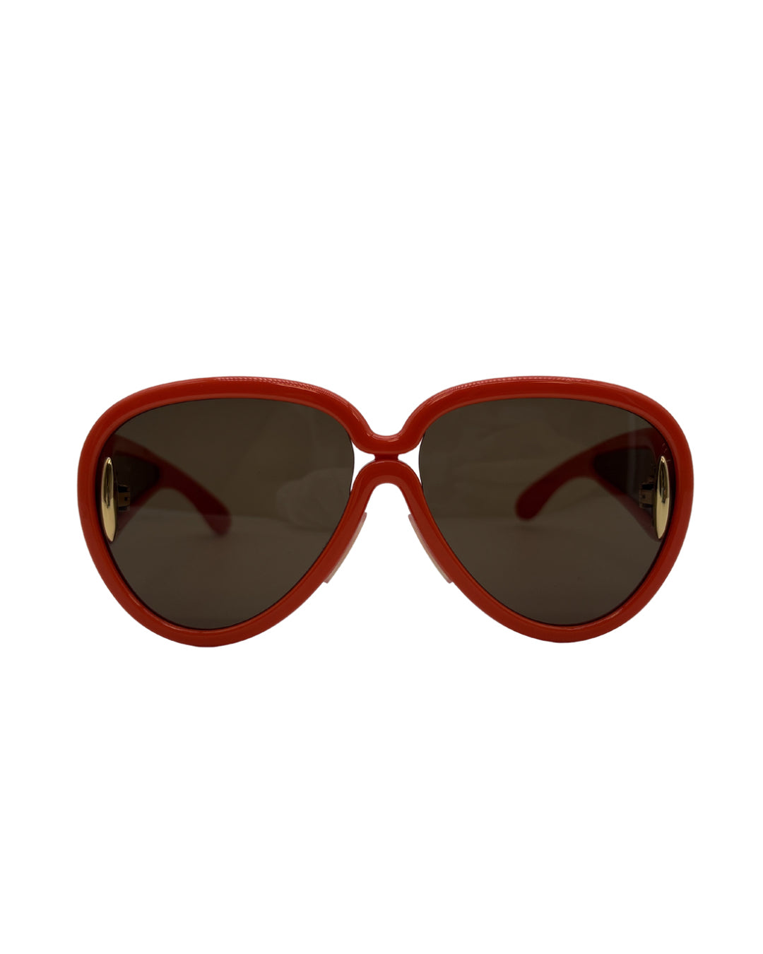 Loewe Orange Aviator Pilot Sunglasses