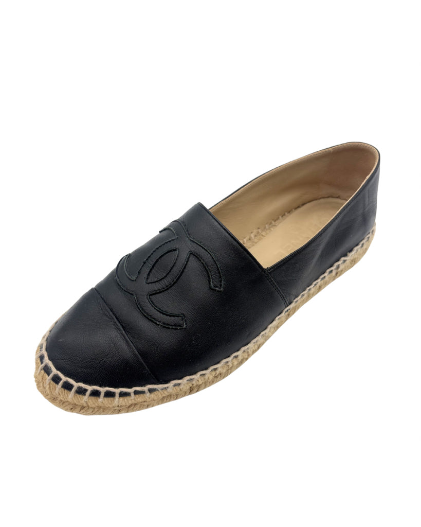 Chanel Size 8 Espadrille Flats