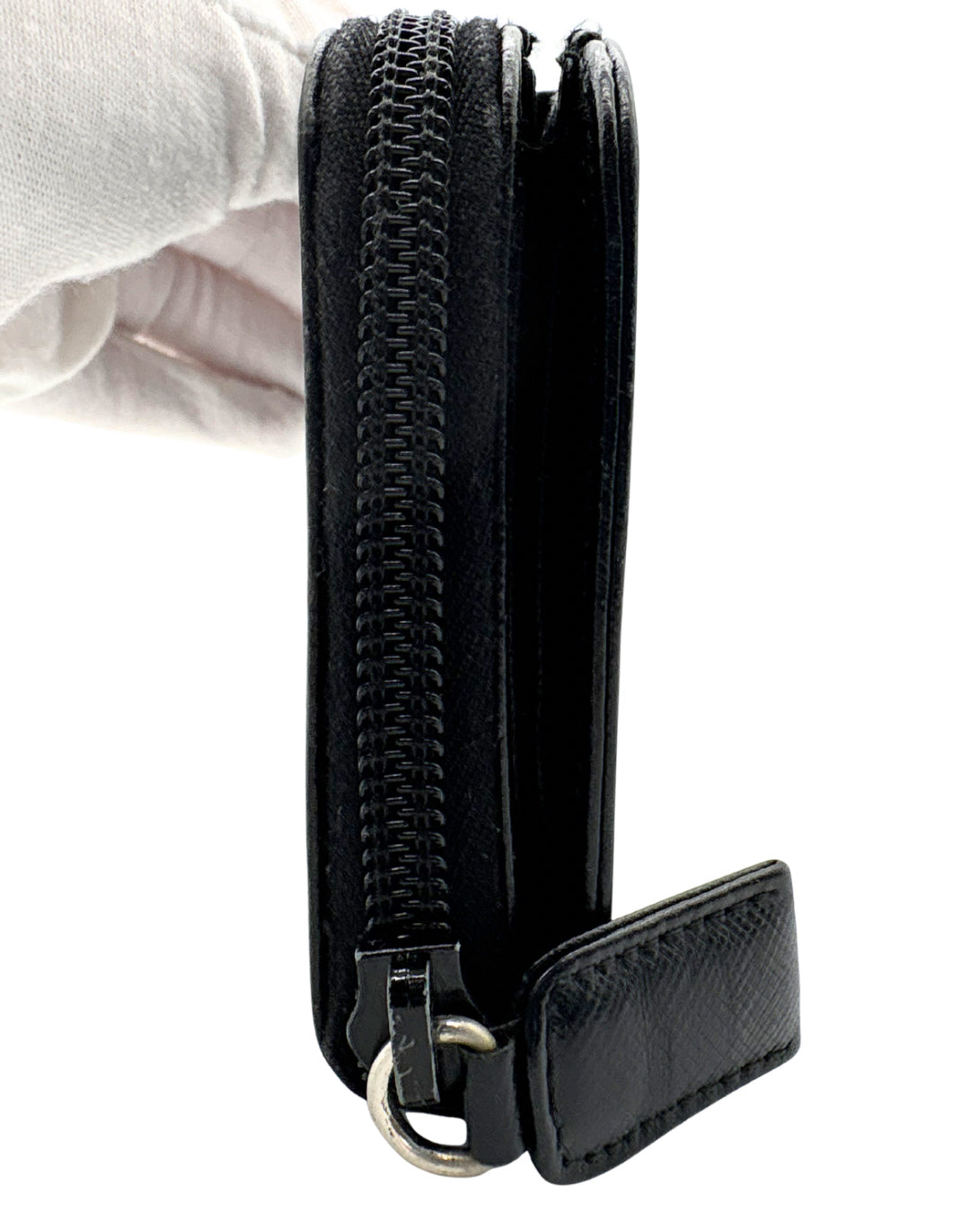Prada Small Saffiano Leather Zip Wallet