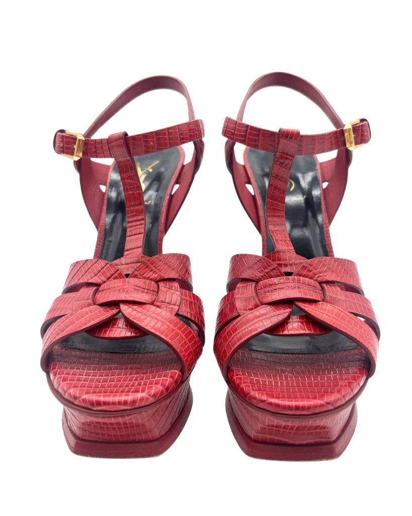 YSL Size 38.5 Red Heels