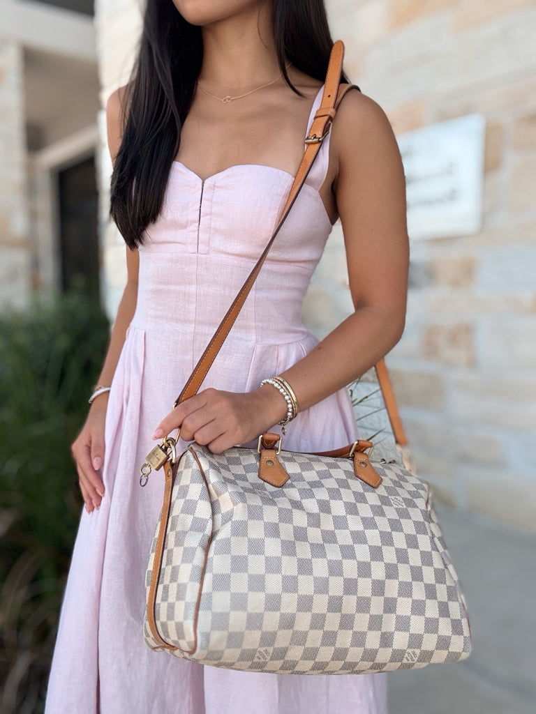 Louis Vuitton Speedy Bandouliere 30 Damier Azur