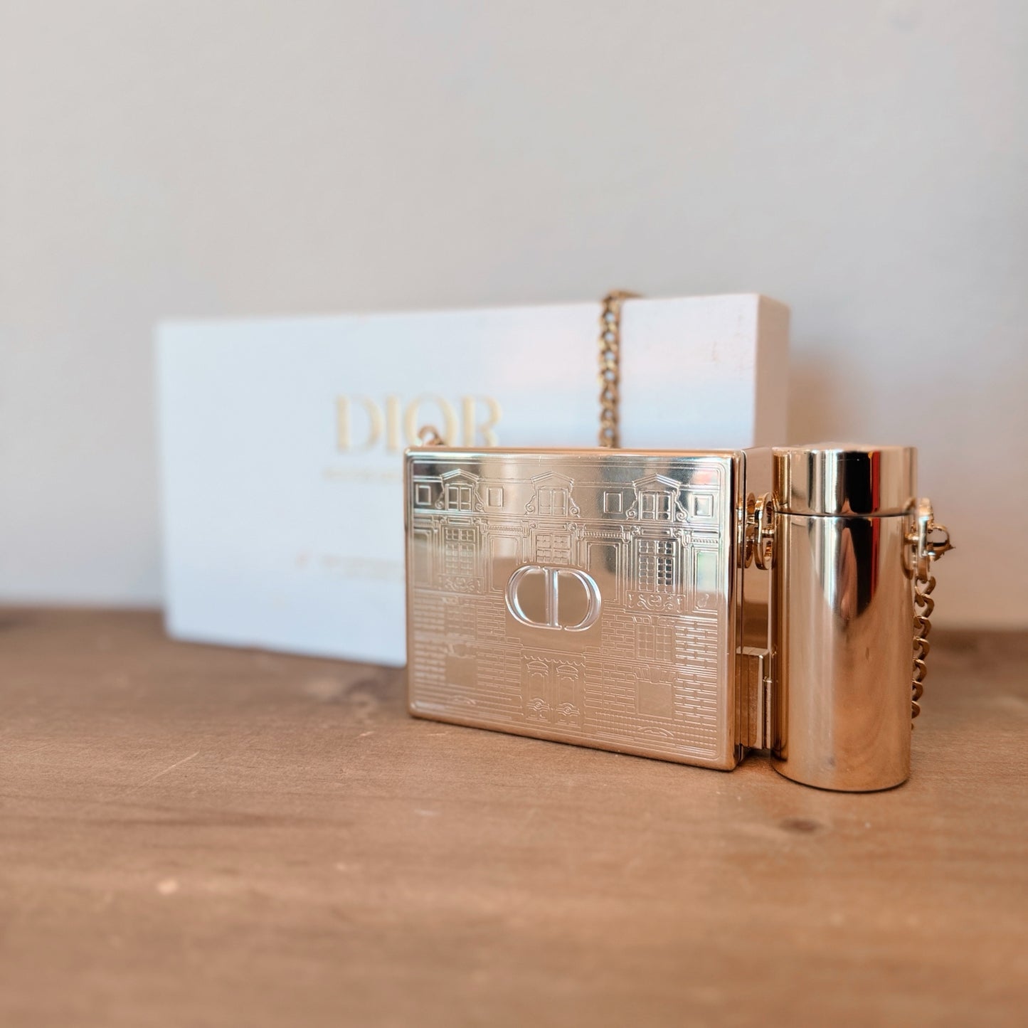 Christian Dior Gold Cosmetics Case