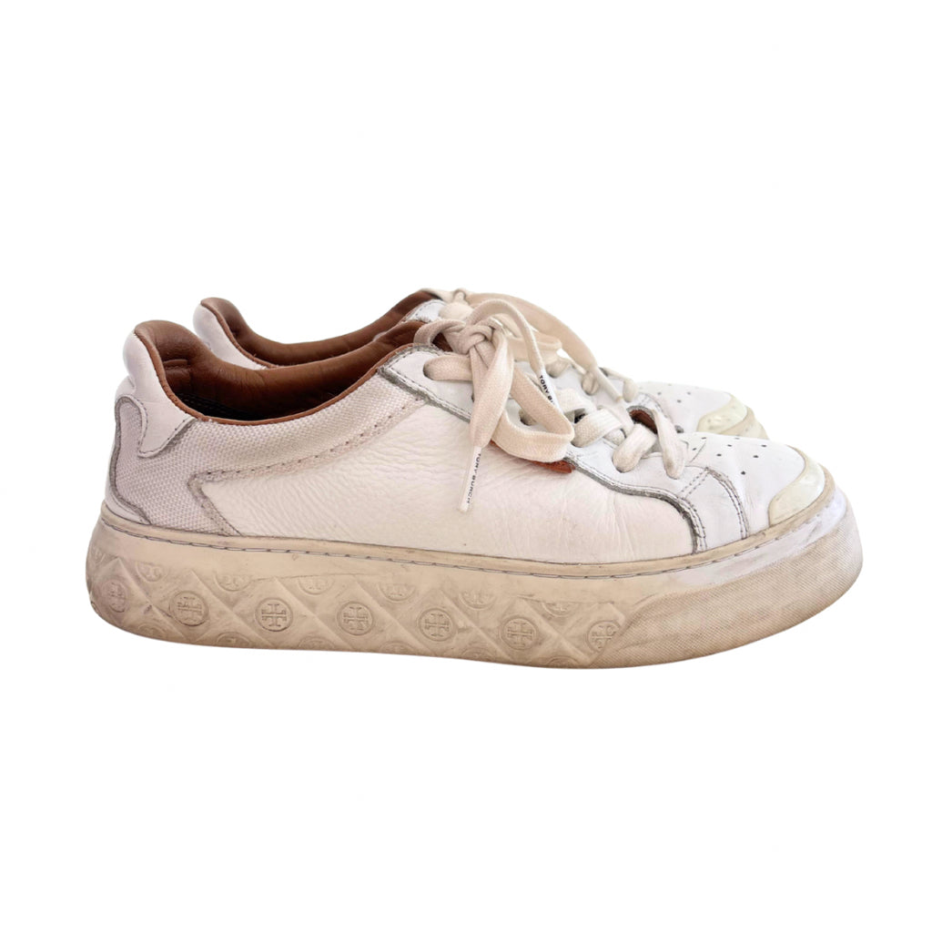Tory Burch Size 8 Ivory Shoes