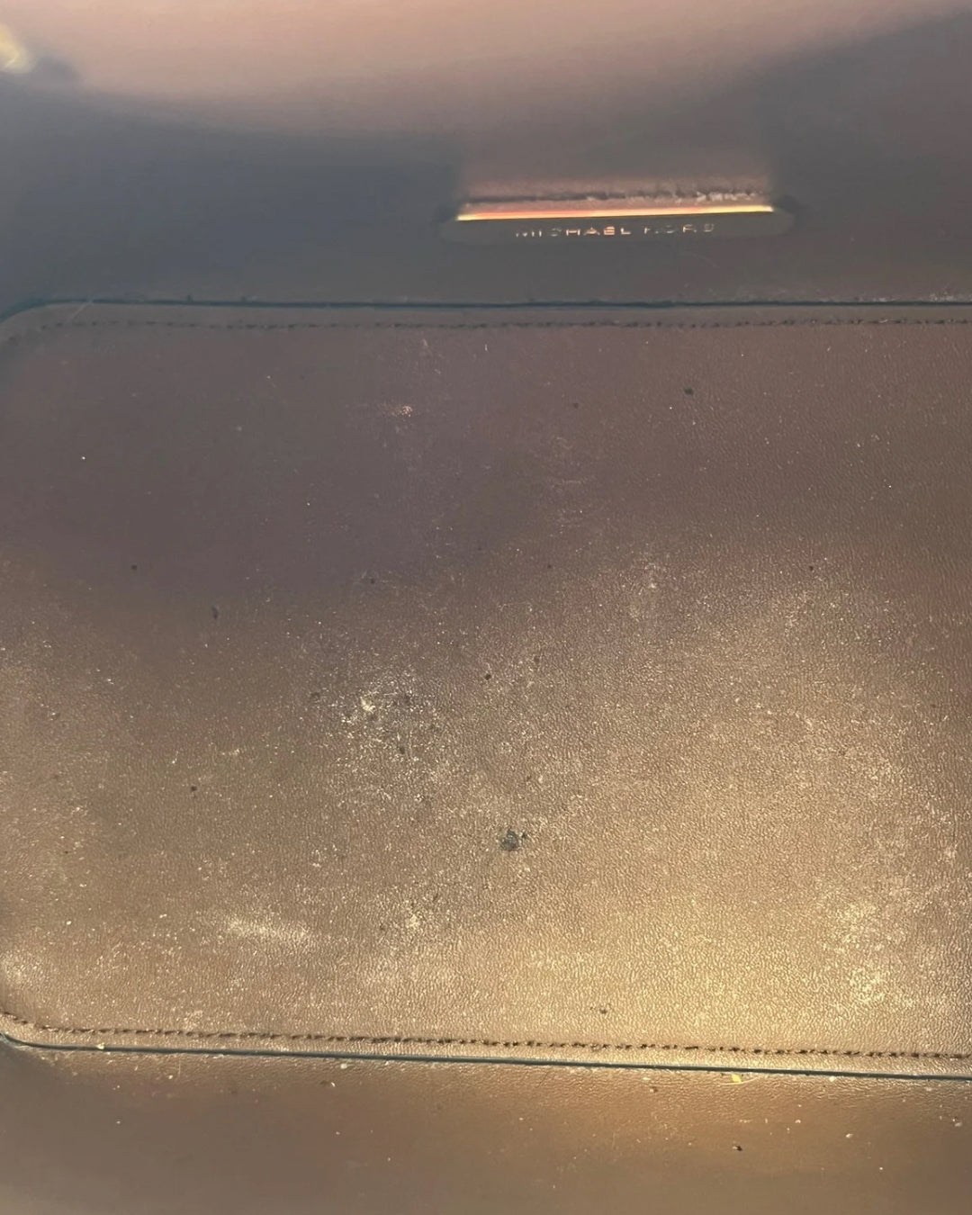 Michael Kors White Bucket Bag