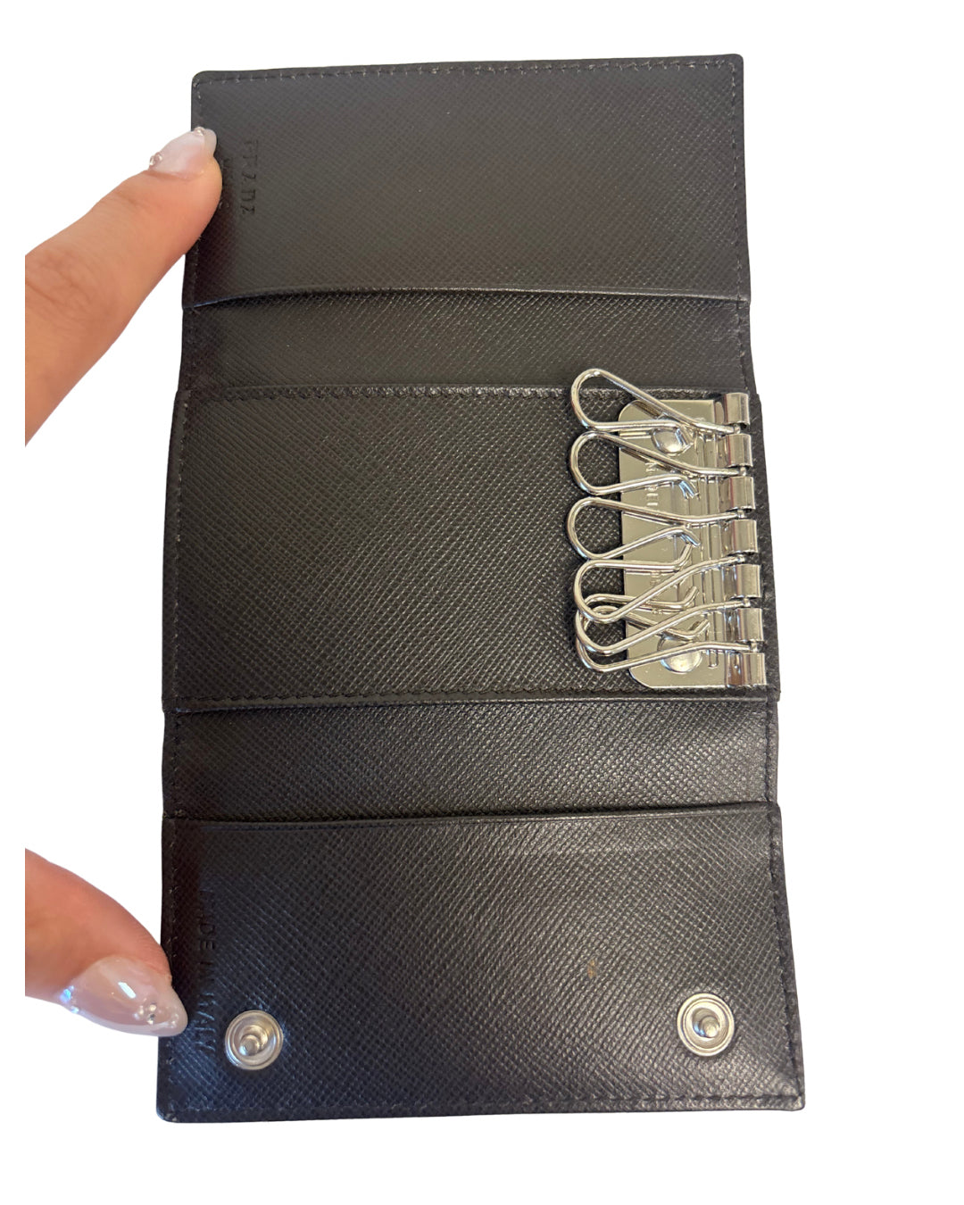 Prada Nylon Key Holder