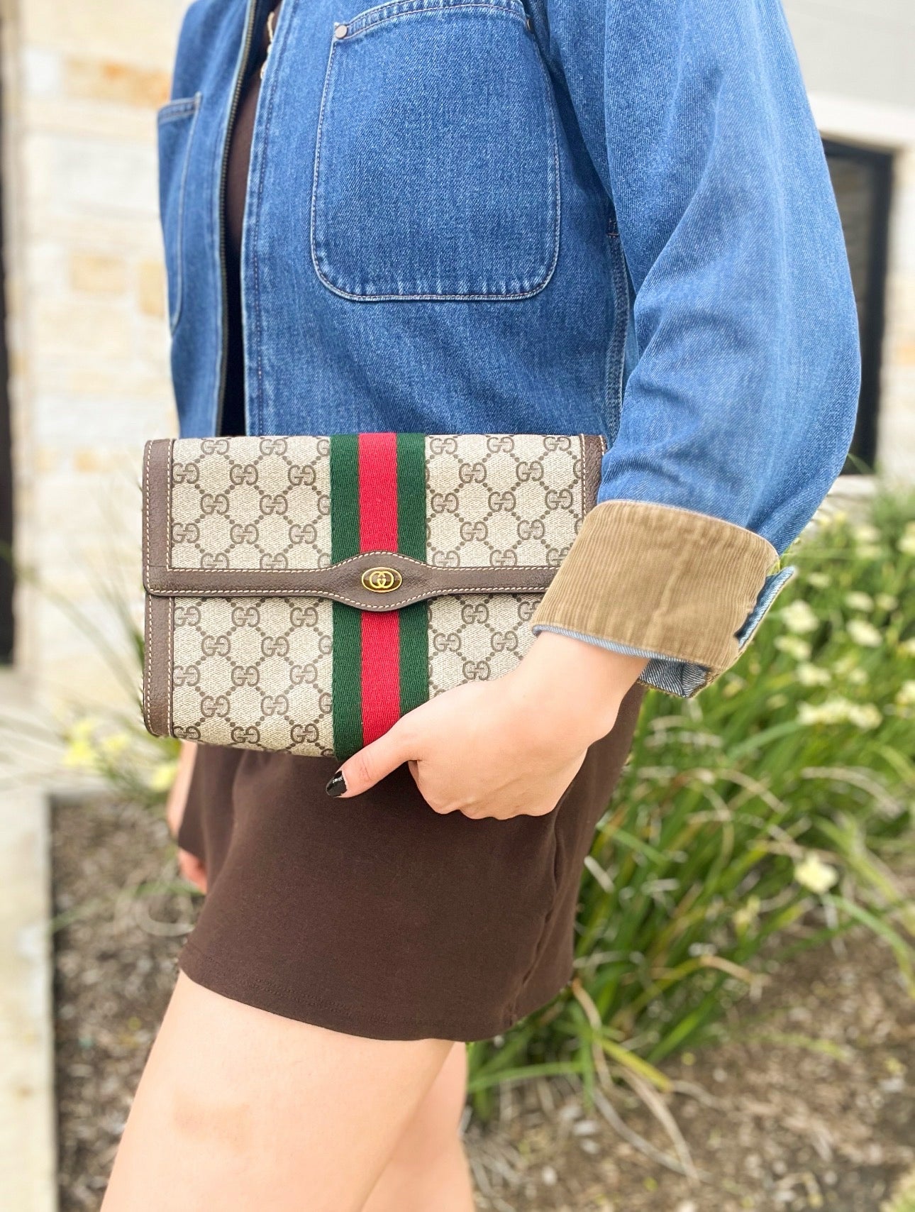 Gucci Monogram Pouch