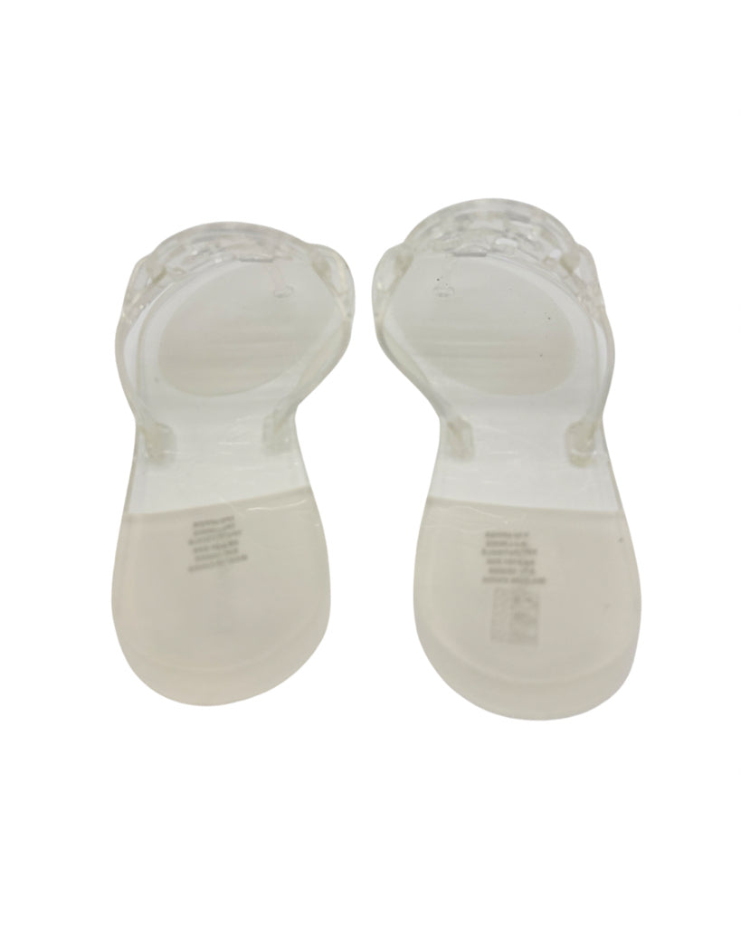Tory Burch Size 9 Clear Miller Flip Flops