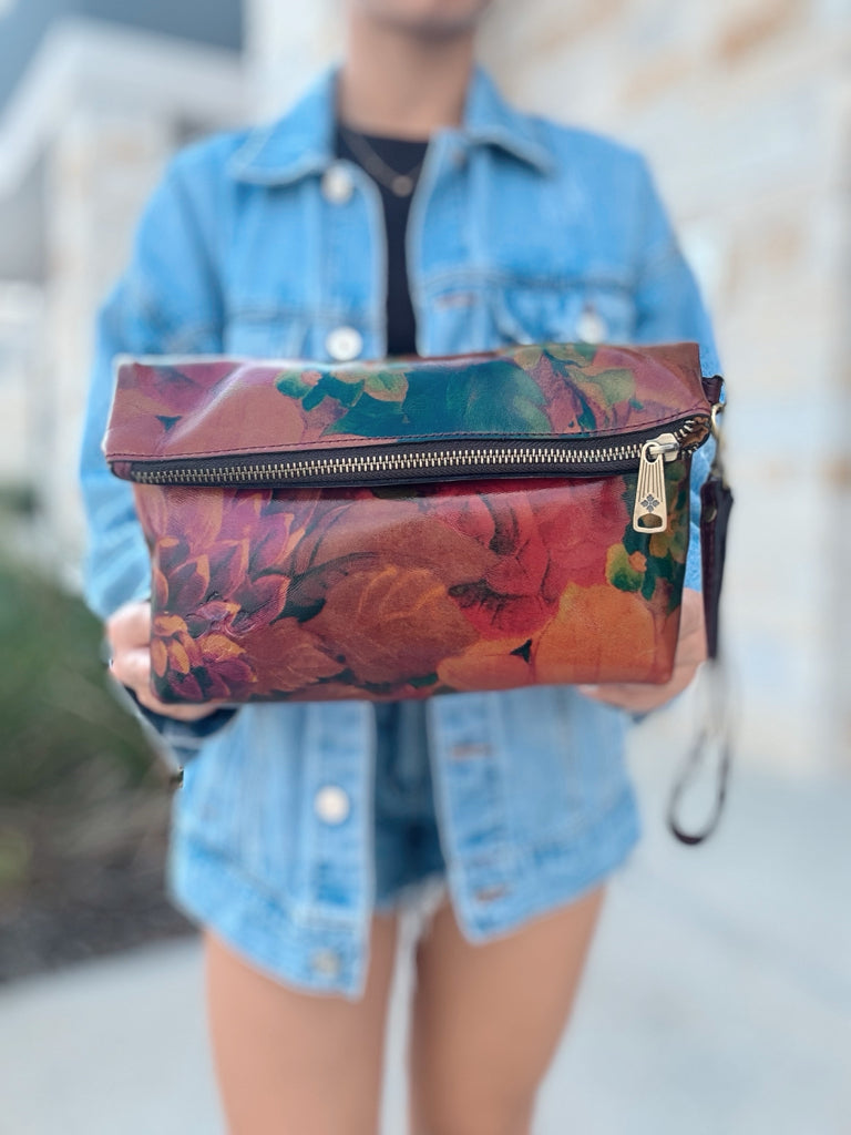 Patricia Nash Floral Wristlet