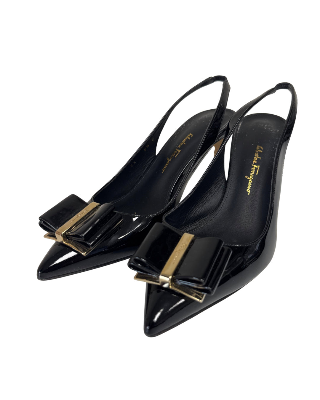 Salvatore Ferragamo Size 6.5 Kitten Heels
