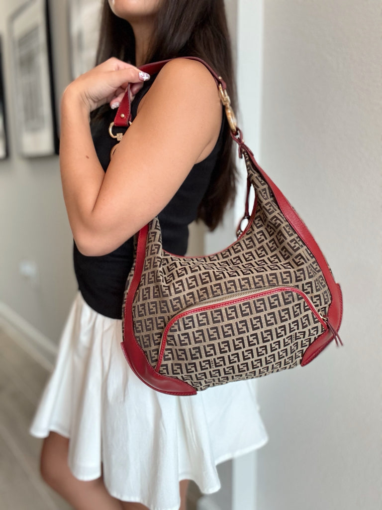 Fendi Monogram Hobo Bag