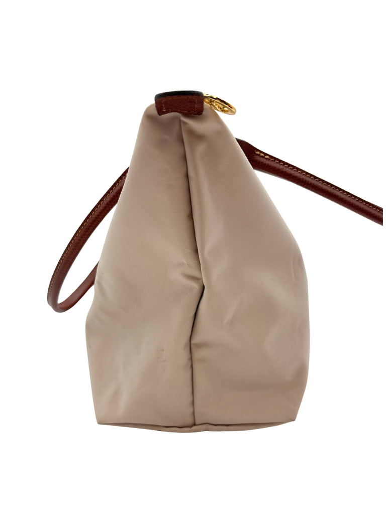 Longchamp Cream Le Pliage M Tote
