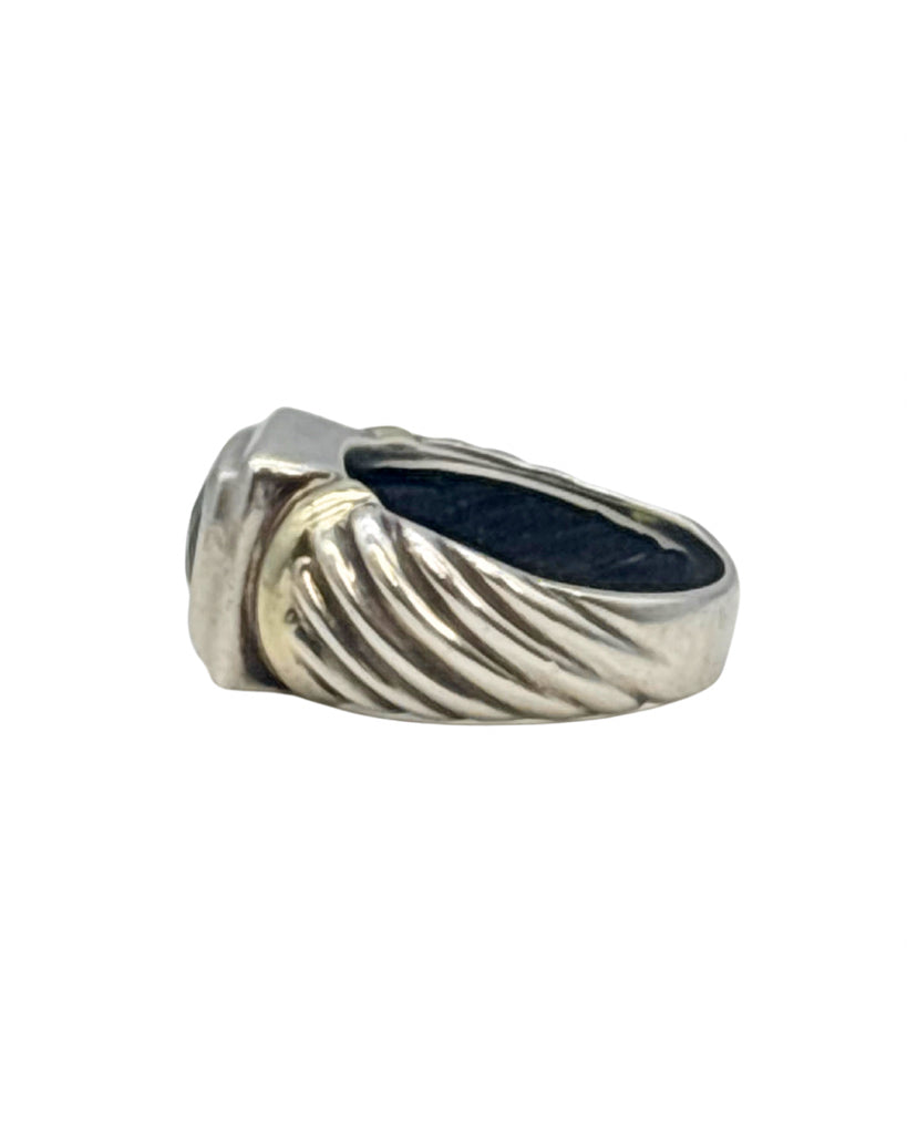David Yurman Size 6.5 Peridot Ring 14k