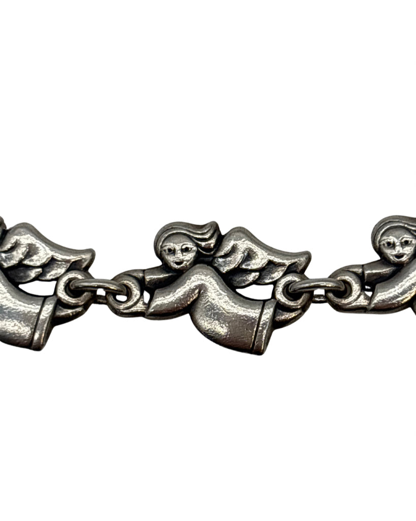 James Avery Retired Flying Angel Bracelet