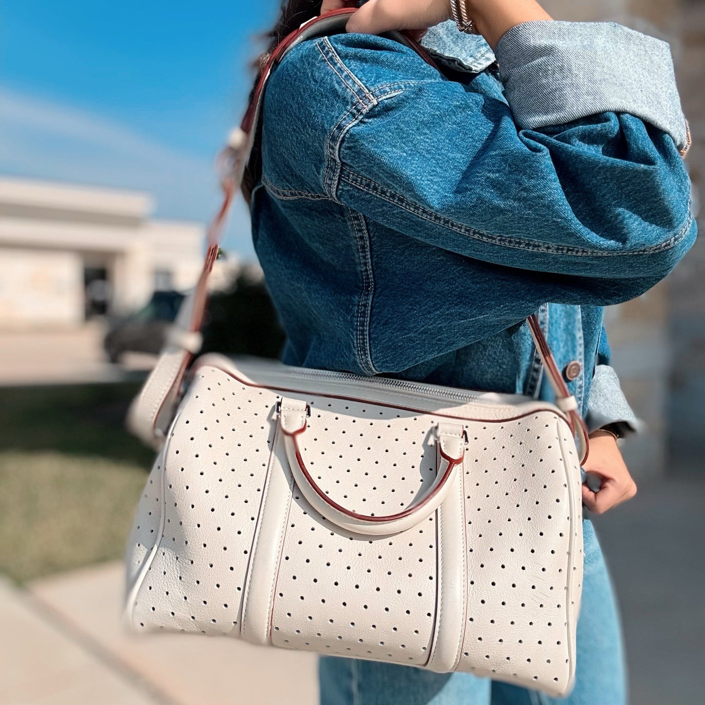 Louis Vuitton White Sofia Coppola