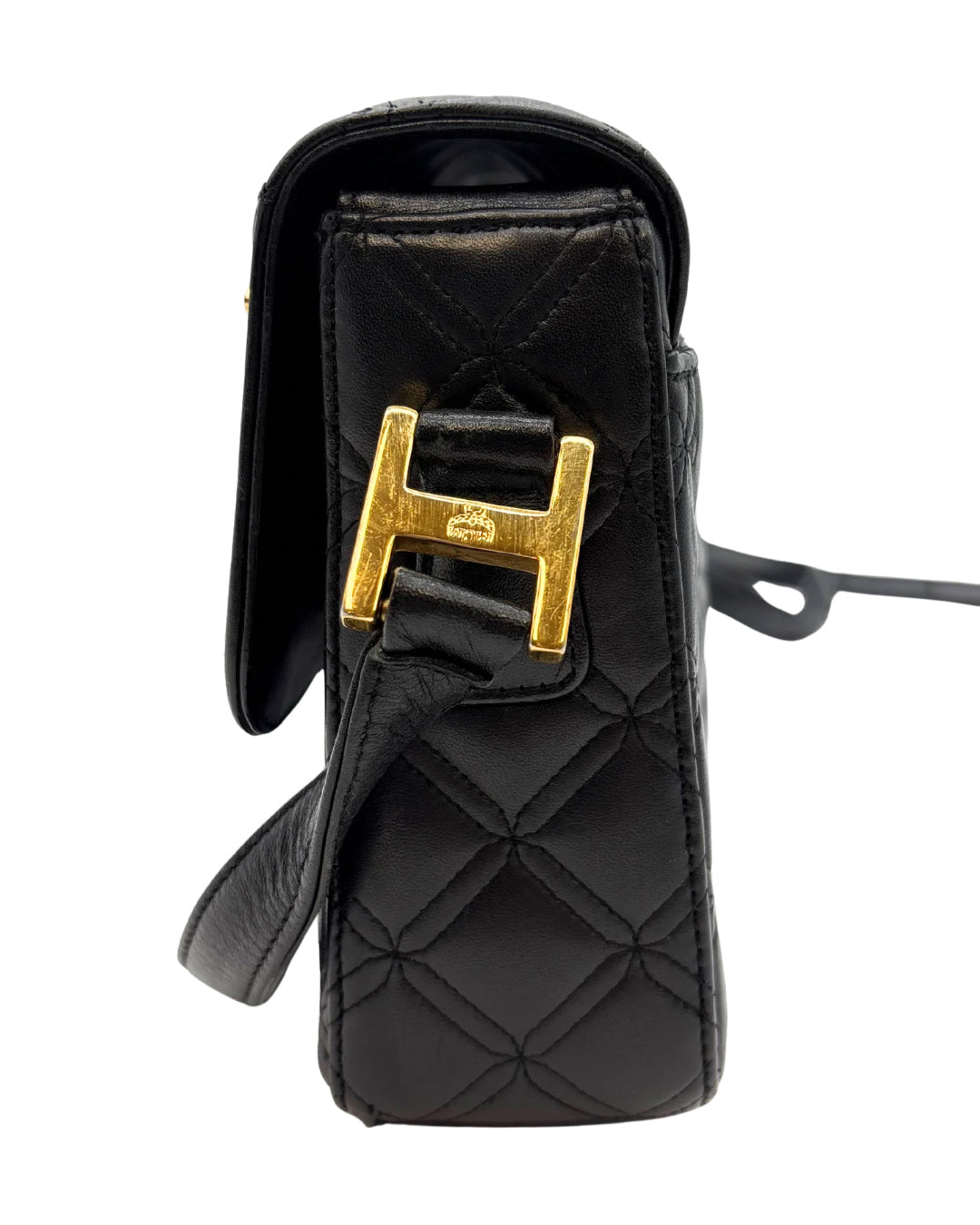 MCM Black Quilited Crossbody