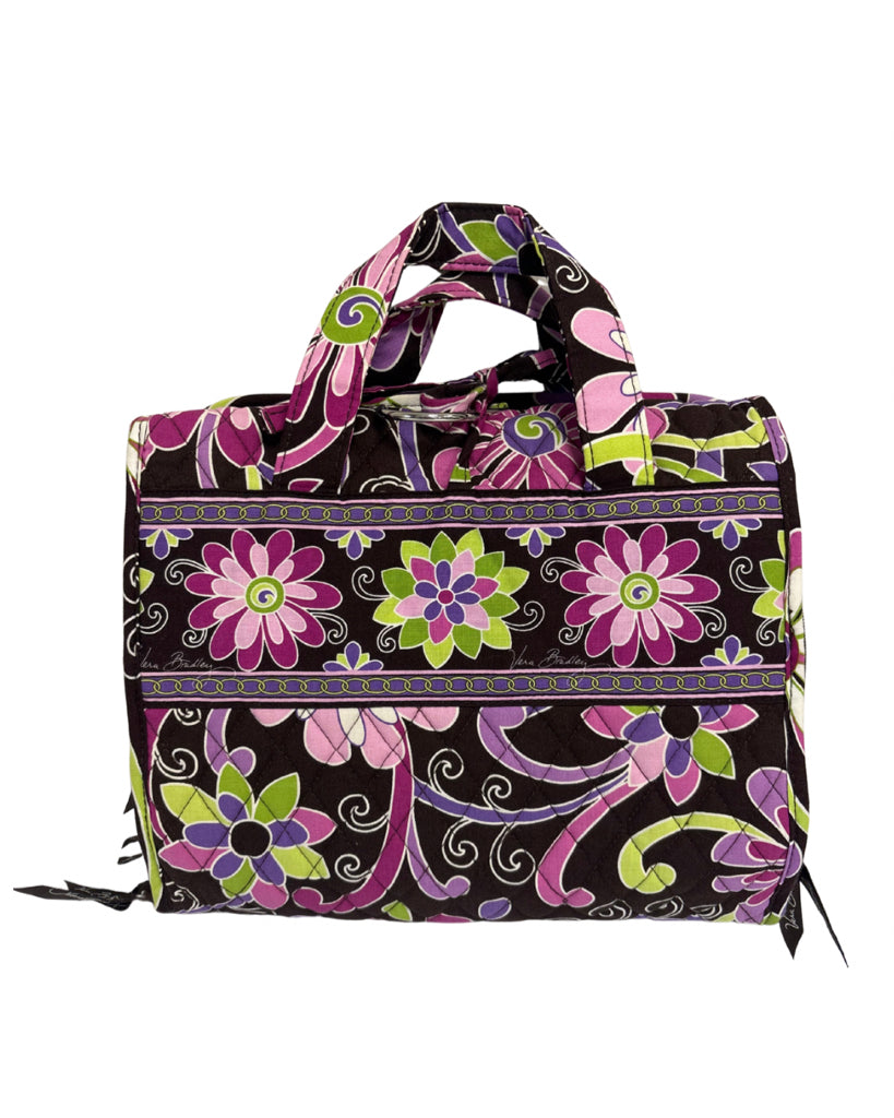 Vera Bradley Brown Travel Pouch