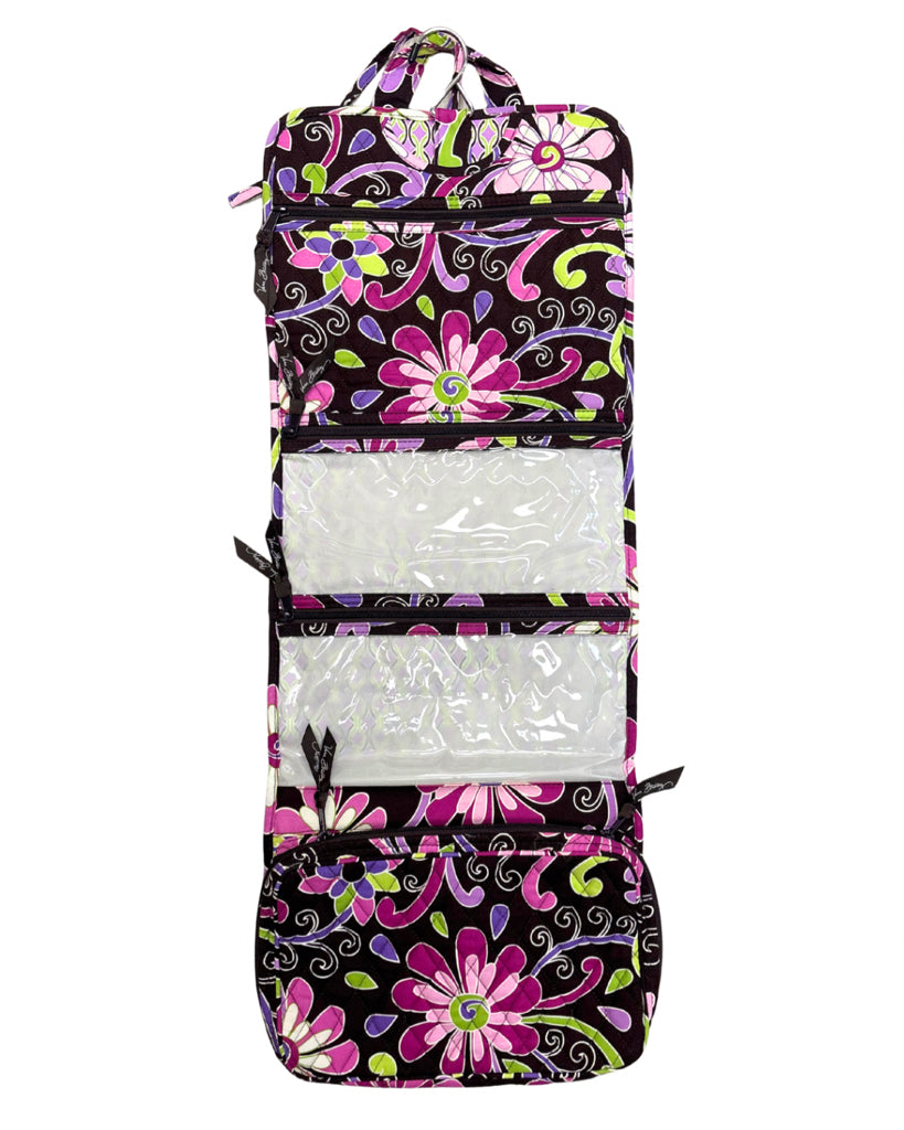 Vera Bradley Brown Travel Pouch