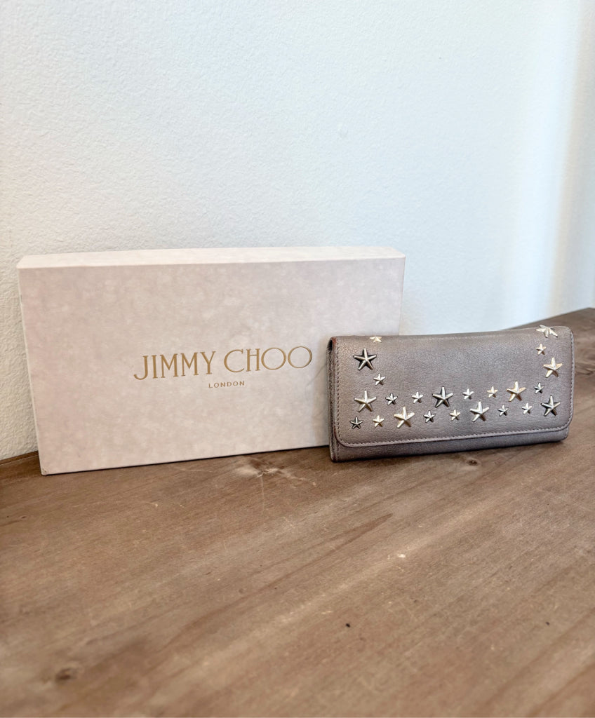 Jimmy Choo Nino Star Studded Envelope Wallet