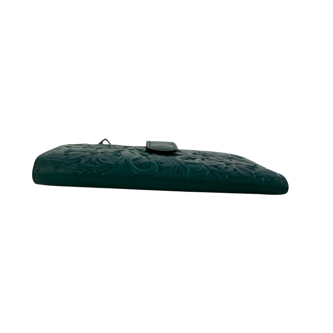 Patricia Nash Teal Long Wallet
