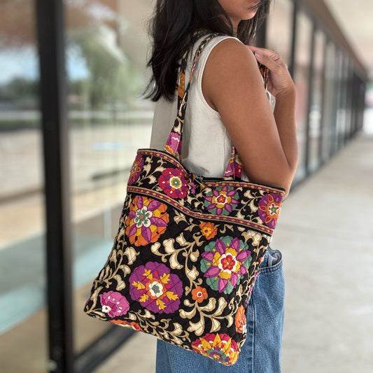 Vera Bradley Quilted Tote Bag