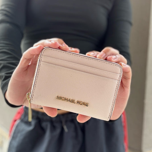 Michael Kors Pink Zip Wallet