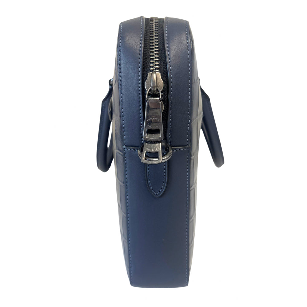 Coach Blue Ethan Slim Briefcase