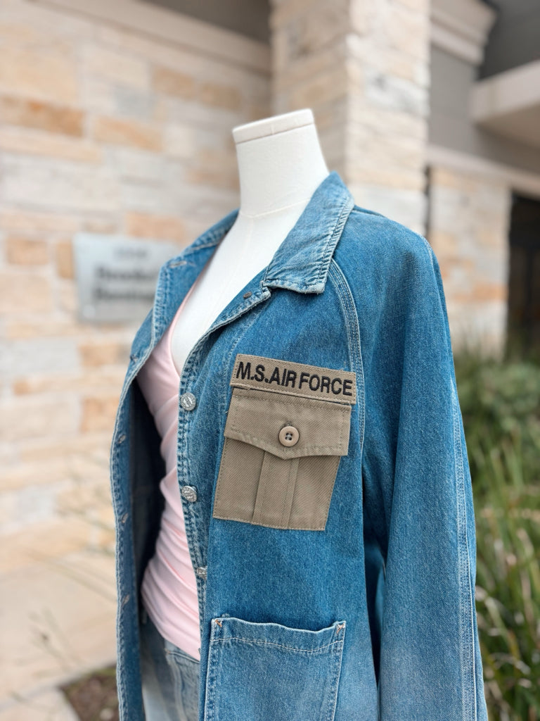 Current Elliot Size Medium Denim Jacket R/$212