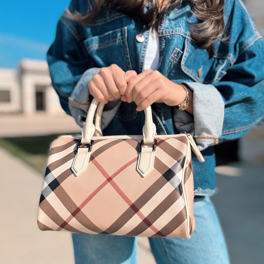 Burberry Plaid Doctor Bag