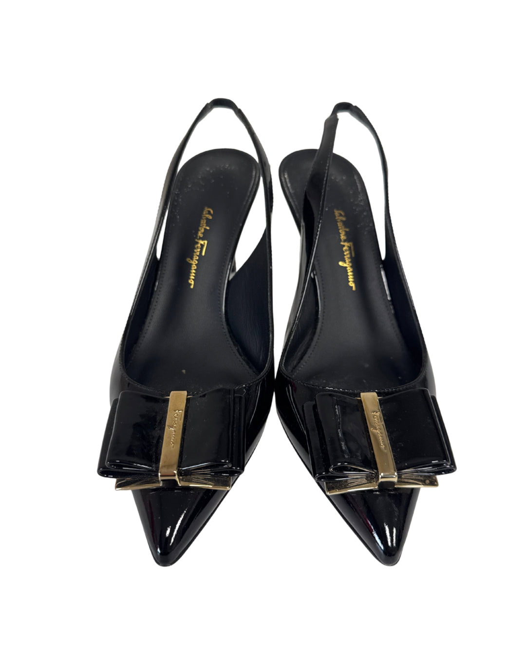 Salvatore Ferragamo Size 6.5 Kitten Heels