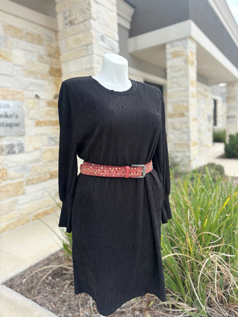 We The Free Red Studded Belt