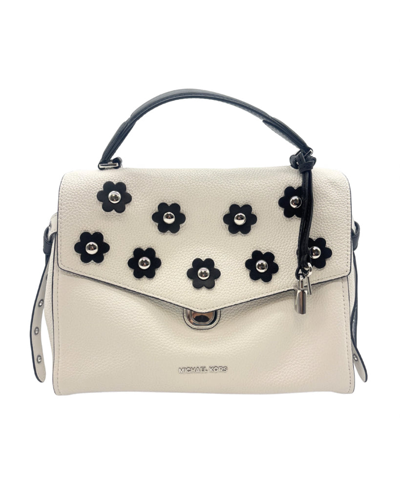 Michael Kors Black & White Floral Bag
